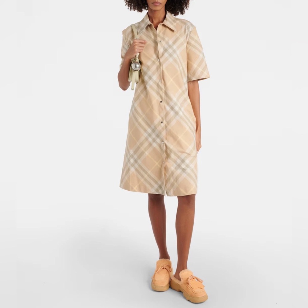 Burberry Check Cotton Shirtdress